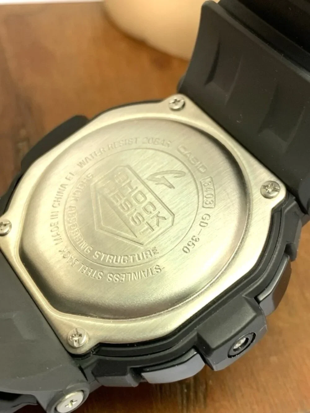 Casio G-Shock Men's Watch GD350 Quartz Digital Black Resin Sport Military 3403